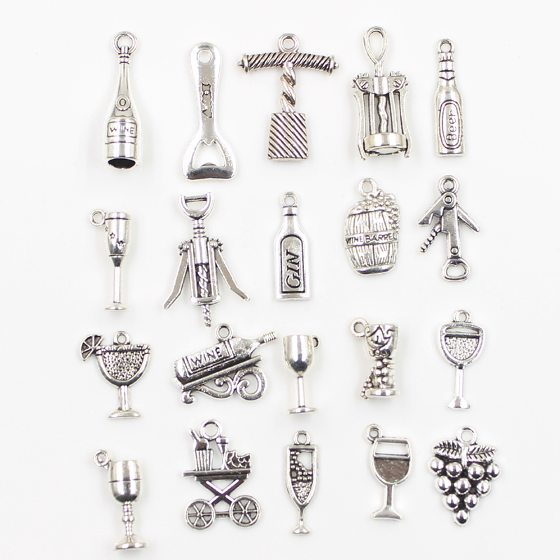 Wine Beer Photo - 30 sztuk Charms beczka na piwo