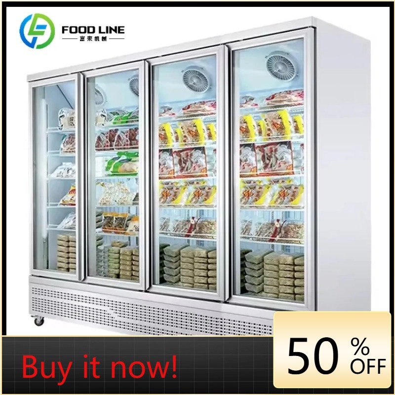 Wine Beer Fridge Cabinet - Szklana drzwiowa chłodziarka do domu i