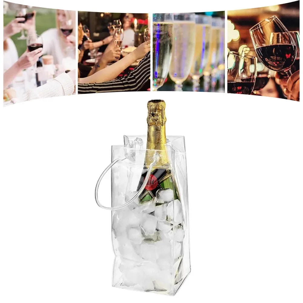 Wine Beer Champagne - Wodoszczelna torba chłodząca z PVC na