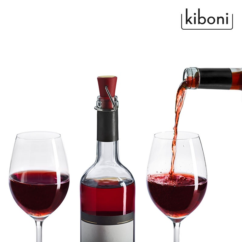 Wine Stopper Vacuum - Korek do butelek wina Kiboni, importowany