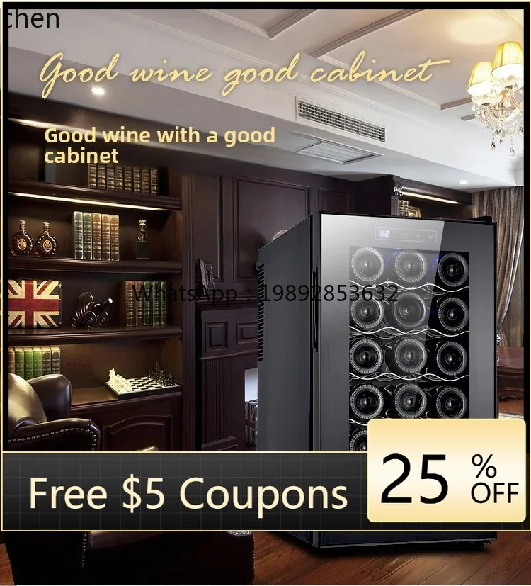 Wine & Beer Unlimited Spirits - Chłodziarka do wina CC26, 18-pojemnikowa, do
