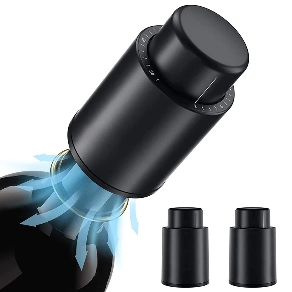 Wine Stopper Vacuum - Wielorazowy korek do wina próżniowy, szczelny,