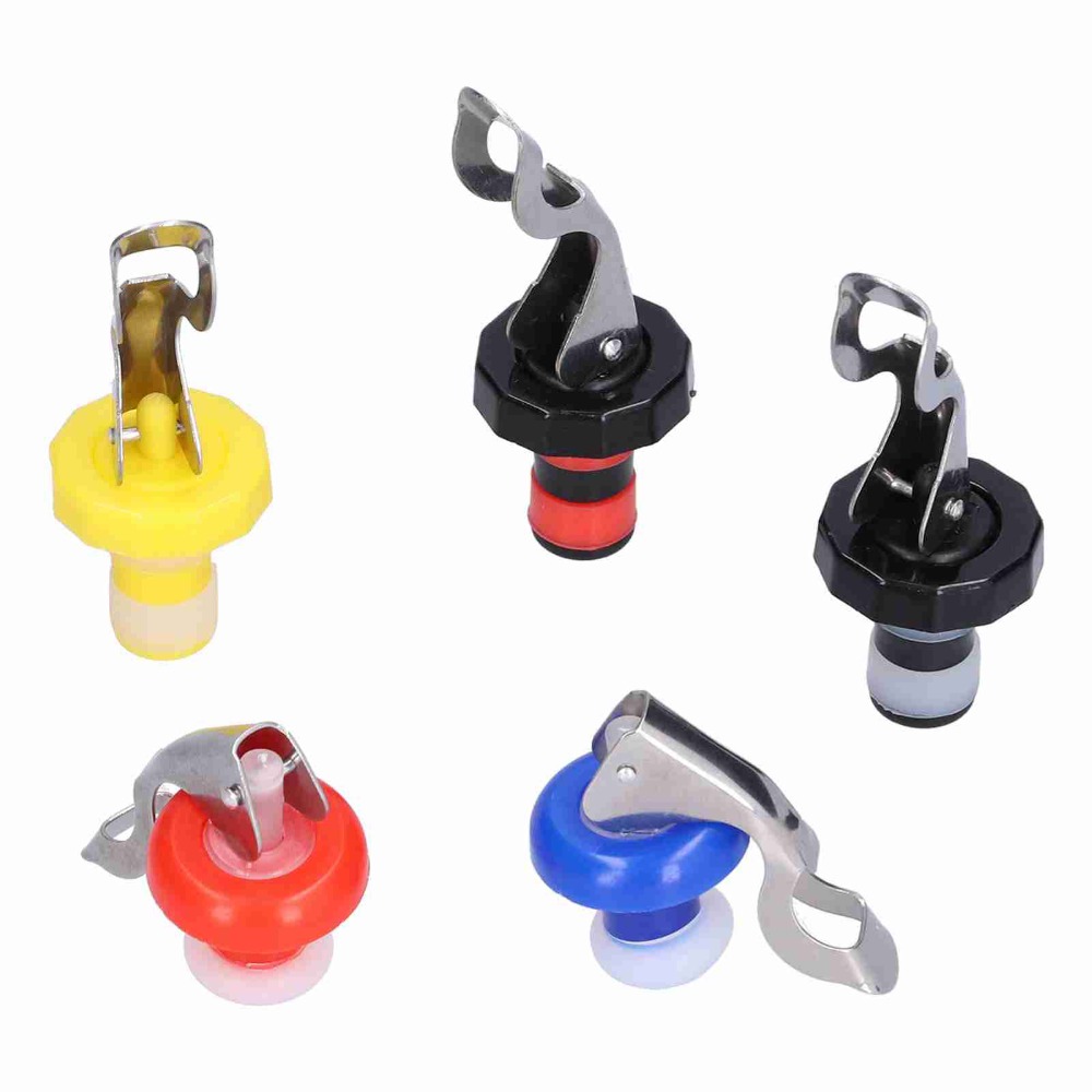 Wine Stopper Vacuum - 5 szt. Silikonowe korki do butelek