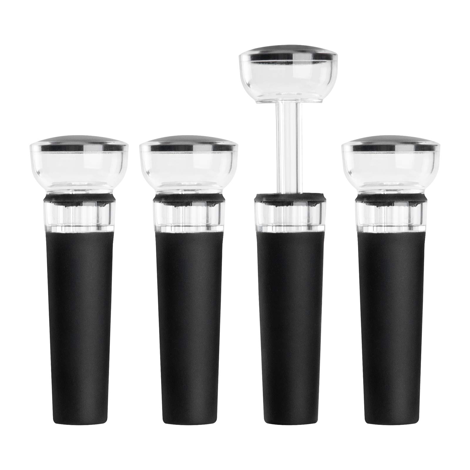 Wine Stopper Vacuum - 4-pak zatyczek do wina z wbudowaną