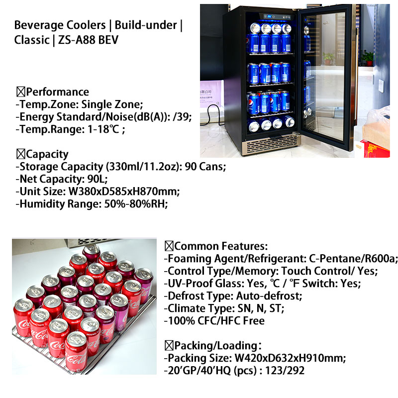 Mała lodówka barowa OEM, lodów – Wine Beer Fridge Cabinet recenzja i cena