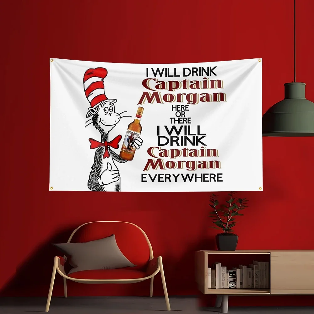 90X150CM Flaga C-Captain Morga – Wine Beer Rum recenzja i cena