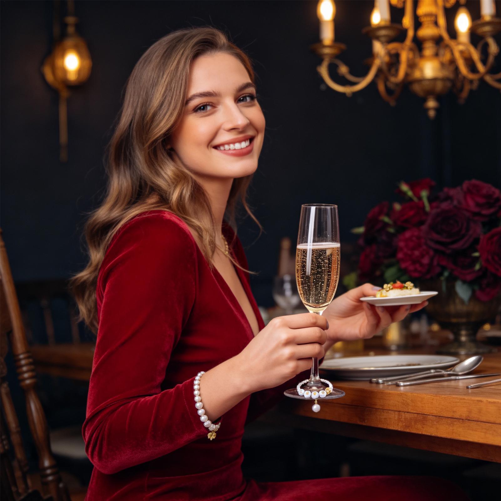 Ozdoby do kieliszków z koralik – Wine & Beer Unlimited Spirits recenzja i cena