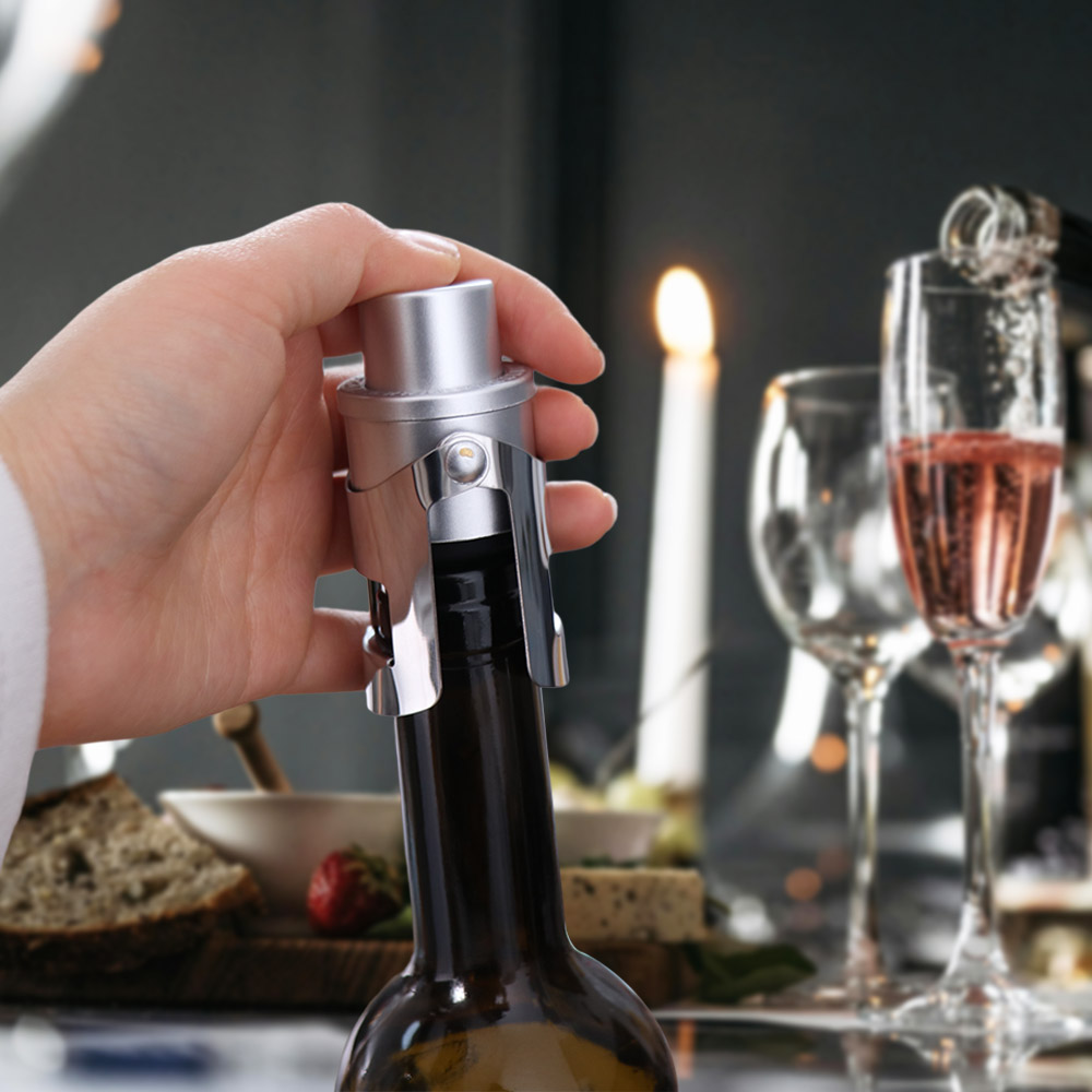 2 szt. Wbudowana pompa próżnio – Wine Stopper Vacuum recenzja i cena