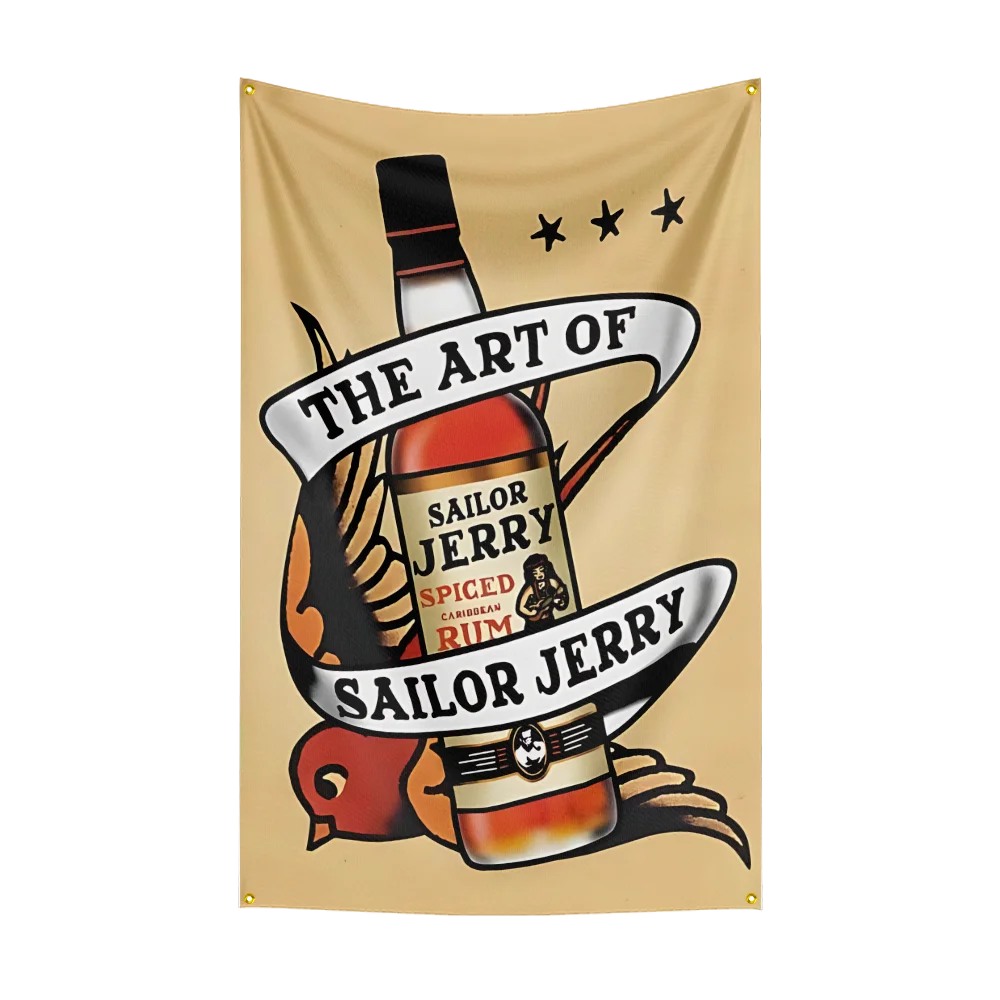 Flaga 3×5 stóp S-Sailor Jerry' – Wine Beer Rum recenzja i cena