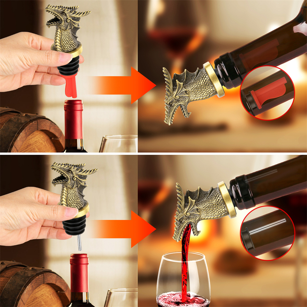 Korek do butelki wina z motywe – Wine Stopper Vacuum recenzja i cena