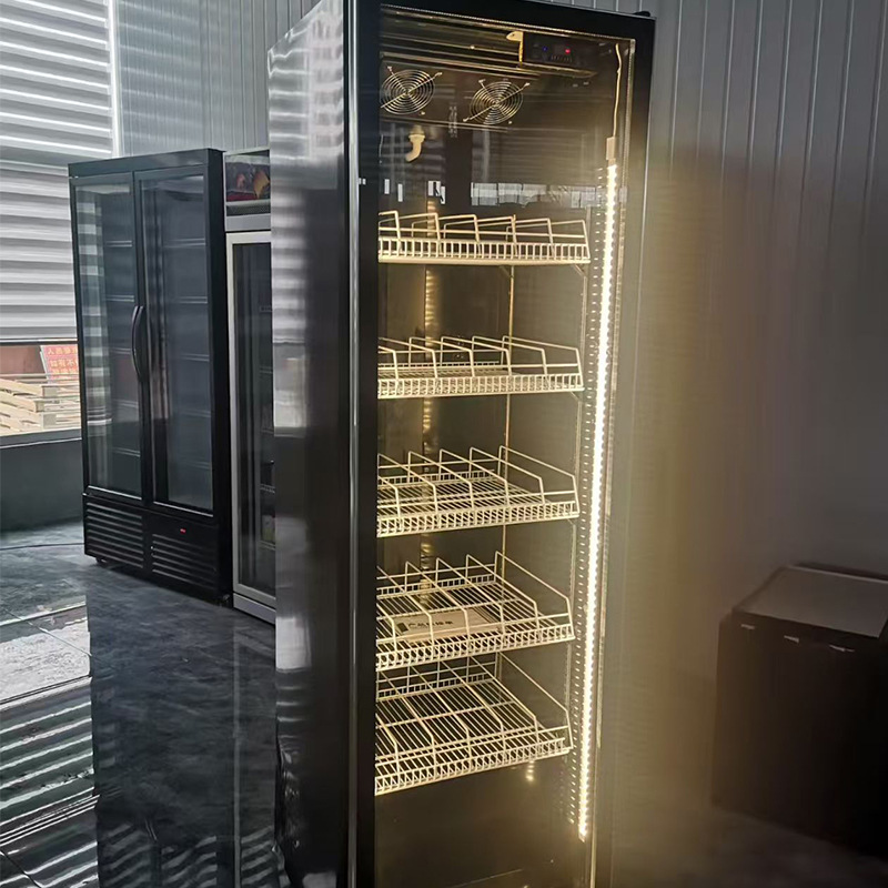 Witrażna chłodziarka do wina i – Wine Beer Fridge Cabinet recenzja i cena