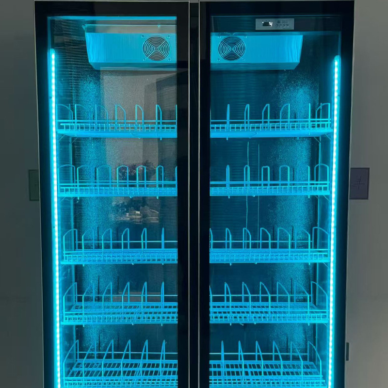 Witrażna chłodziarka do wina i – Wine Beer Fridge Cabinet recenzja i cena