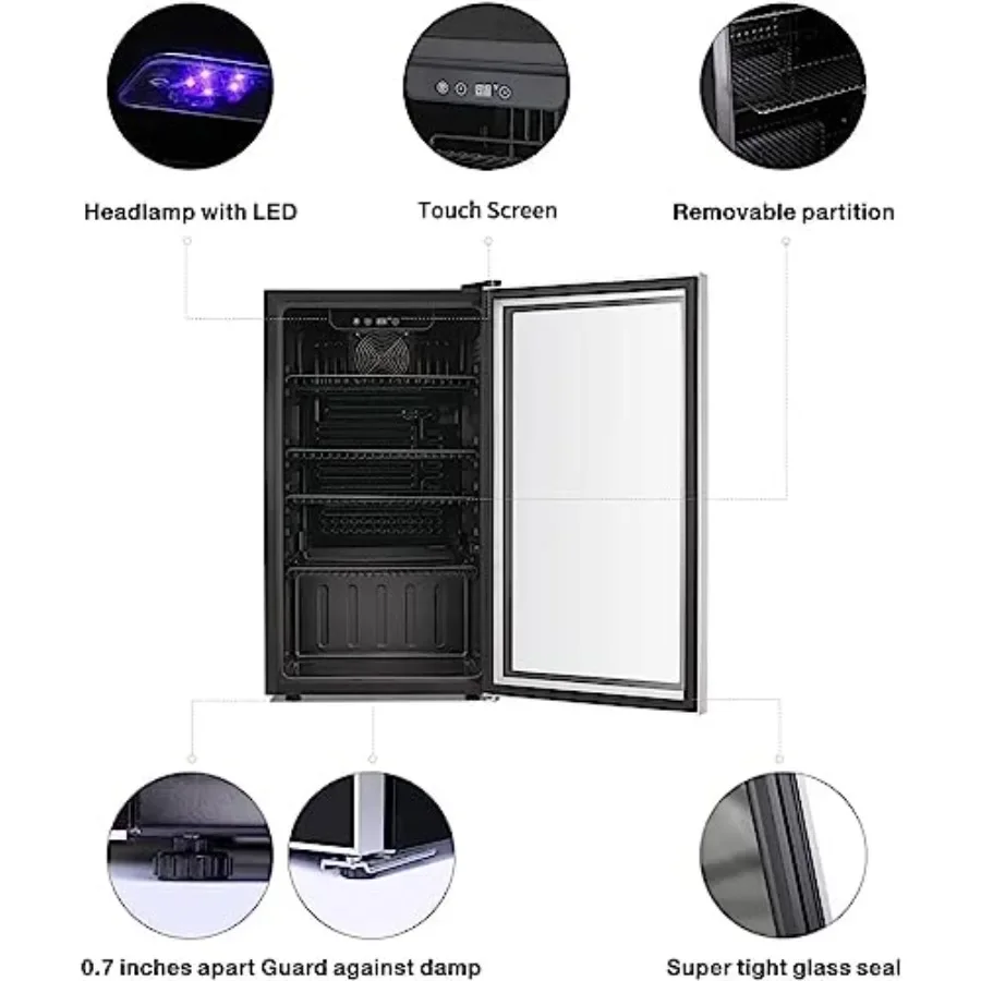 Chłodziarka do wina/napojów na – Wine Beer Fridge Cabinet recenzja i cena
