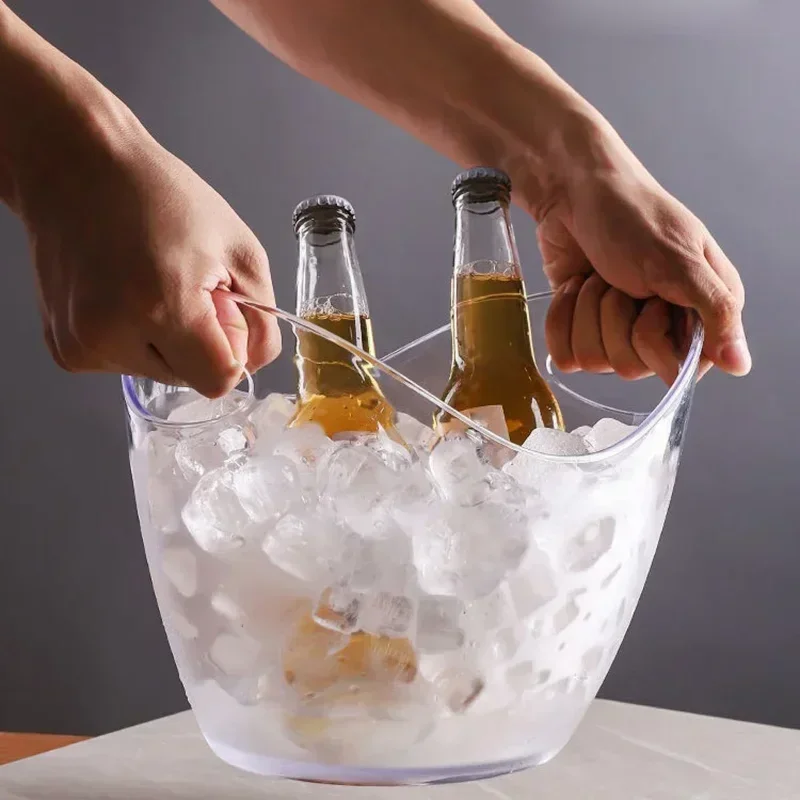 Wiadro na lód 4/8L, przezroczy – Wine Beer Champagne recenzja i cena