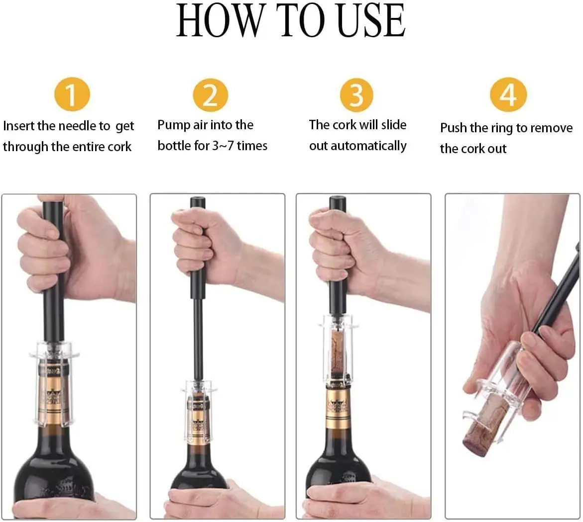 Pompka powietrza Otwieracz do  – Wine Stopper Vacuum recenzja i cena