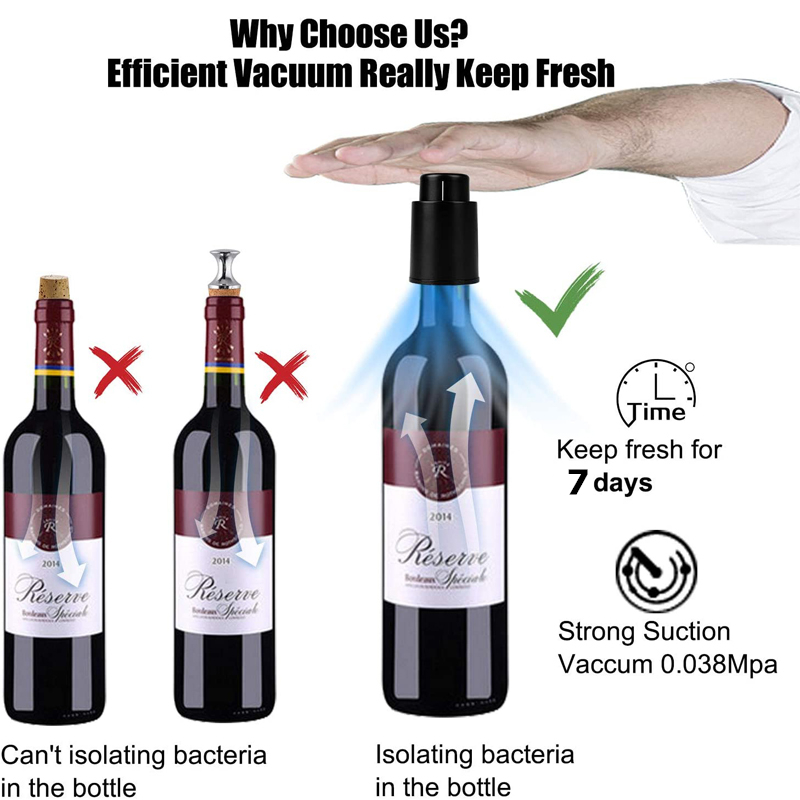 LMETJMA Korki do butelek wina  – Wine Stopper Vacuum recenzja i cena