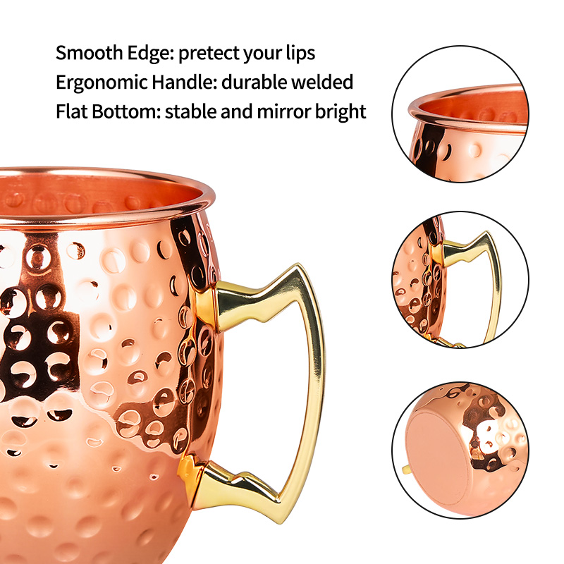 Kubki Moscow Mule ze stali nie – Wine Beer Champagne recenzja i cena