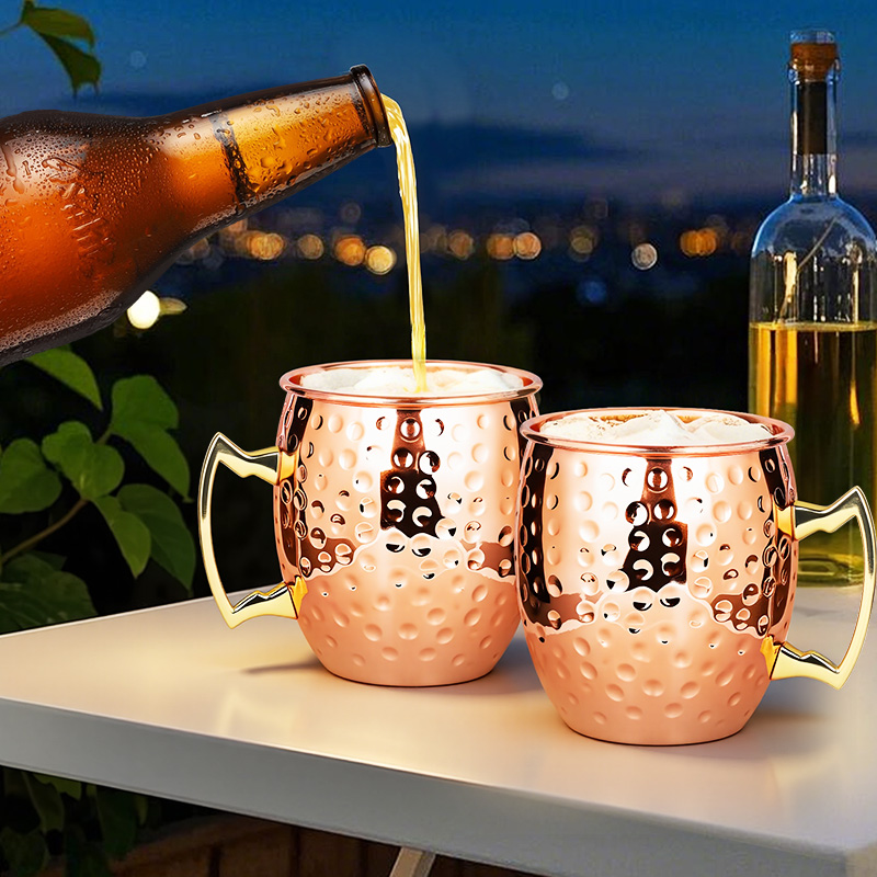 Kubki Moscow Mule ze stali nie – Wine Beer Champagne recenzja i cena